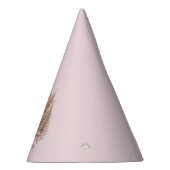 Wildflower 1e verjaardag roze feesthoedjes (Rechts)