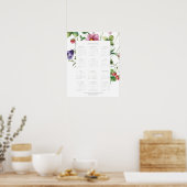 Wildflower 2024 Volledig Jaar Motivatie Kalender Poster (Keuken)