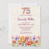 Wildflower 75e verjaardagsfeest - bloem nummer  kaart (Voorkant)