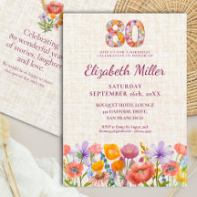 Wildflower 80ste verluisterfeest - Bloem nummer