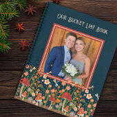 Wildflower Aangepaste fotonaam Datum Bucket List Notitieboek