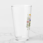 Wildflower aangepaste naam glas (Rechts)