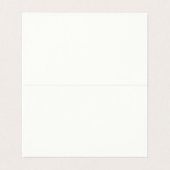  Wildflower Aangepaste Tabelnummertenten Kaart (Binnenkant ongevouwen)