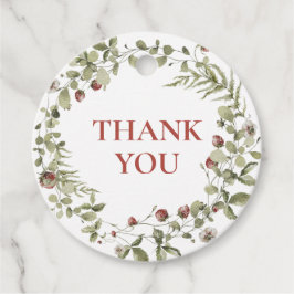 Wildflower Aardbei Summer Dank u Baby shower Bedankjes Labels