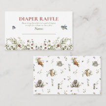 Wildflower Aardbei Zomer Douche Luier Raffle