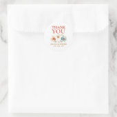 Wildflower aardse bloem sticker om dank je wel te (Tas)