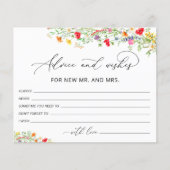 Wildflower Advies en Wensen Vrijgezellenfeest Kaar (Voorkant)