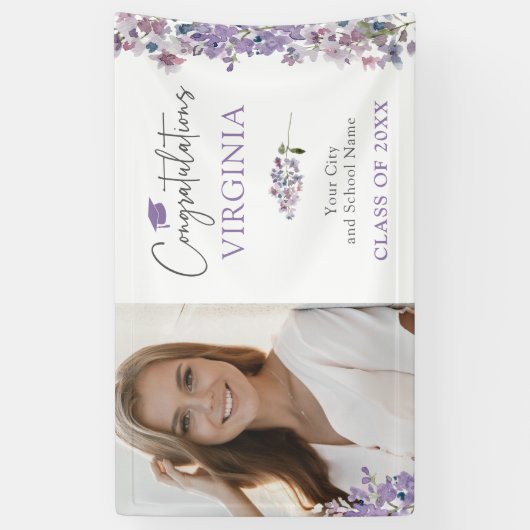 Wildflower Afstuderen Banner (Verticaal)