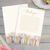 Wildflower Afstuderen Dank u kaart