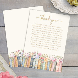 Wildflower Afstuderen Dank u kaart