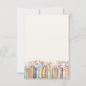 Wildflower Afstuderen Dank u kaart (Achterkant)