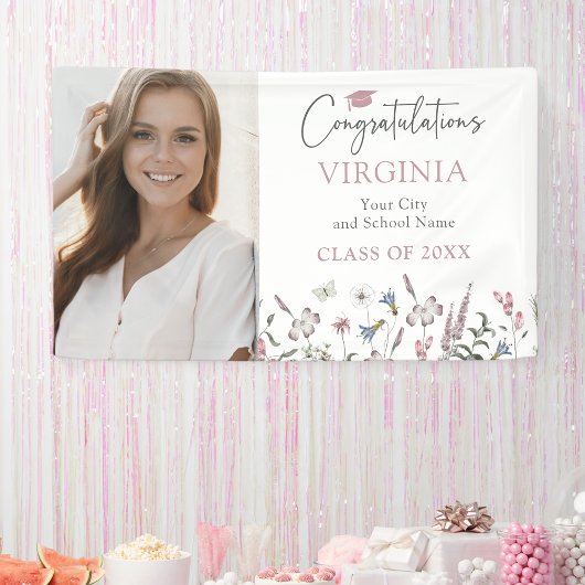 Wildflower Afstuderen Photo Banner