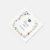 Wildflower Afstuderen Servet (Hoek)