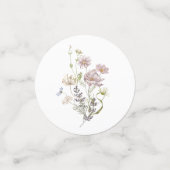 Wildflower Afstuderen Tafel Confetti Floral Boho (Kleine voorkant)