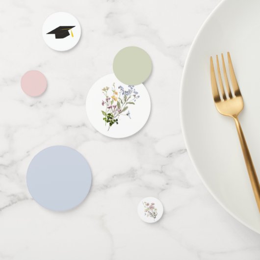 Wildflower Afstuderen Tafel Confetti Floral Boho (Groep)