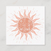 Wildflower Alchemy Biz Kaart Vierkante Visitekaartje (Voorkant)