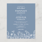 Wildflower All in One Wedding Uitnodiging Flyer (Voorkant)