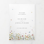 Wildflower Alles in één drievoudige bruiloft uitno Drieluik Programma (Cover)