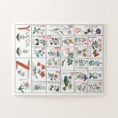 Wildflower Alphabet Puzzle | Natuur Alfabet Legpuzzel (Horizontaal)