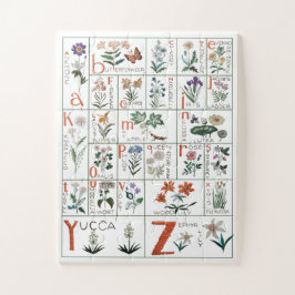 Wildflower Alphabet Puzzle | Natuur Alfabet Legpuzzel