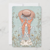 Wildflower Anne van Green Gables Verjaardag Kaart (Achterkant)