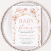Wildflower Arch Baby in Bloom Baby shower Kaart