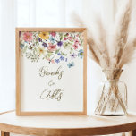 Wildflower Baby in bloei Baby shower boeken gesche Poster<br><div class="desc">Kijken Gepersonaliseerde Wildflower Baby In Bloom Baby shower Boeken & Geschenken Teken, ontworpen om een scheutje grillen en een hele hoop charme naar uw speciale dag te strooien.🌸 Vier de schoonheid van het nieuwe begin met de Wildflower Baby In Bloom Baby shower Luierteken - want elke baby verdient een grootse...</div>