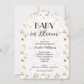 Wildflower Baby in Bloom All in One Shower Kaart (Voorkant)