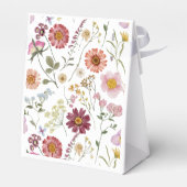 Wildflower baby in bloom baby shower bedankdoosjes (Achterkant)