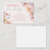 Wildflower, Baby in Bloom, Baby shower Informatiekaartje (Voorkant / Achterkant)