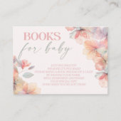 Wildflower, Baby in Bloom, Baby shower Informatiekaartje (Voorkant)