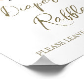 Wildflower Baby in Bloom Baby shower Luier Raffle Poster (Hoek)