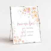 Wildflower Baby in Bloom Baby shower Moeder Osa Ba Poster