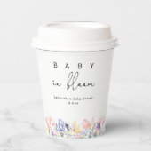 Wildflower - Baby in bloom baby shower Papieren Bekers (Voorkant)