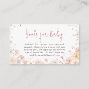 Wildflower Baby in Bloom Boeken voor Baby Informatiekaartje
