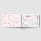 Wildflower Baby in Bloom Bow Baby shower Gastenboek (Volledig)