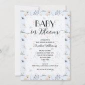 Wildflower Baby in Bloom Boy All in One Shower Kaart (Voorkant)