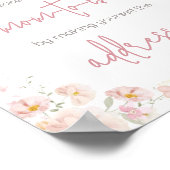 Wildflower Baby in Bloom Envelope Station Poster (Hoek)