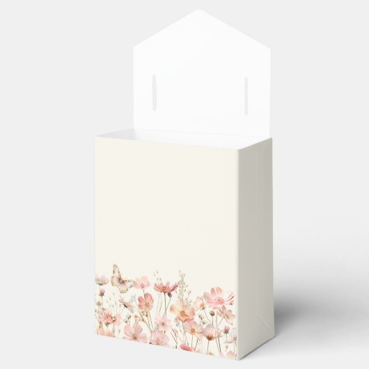 Wildflower Baby in Bloom Girl Baby shower Bedankdoosjes (Geopend)