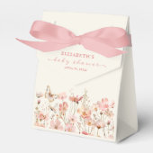 Wildflower Baby in Bloom Girl Baby shower Bedankdoosjes (Voorkant Zijde)