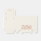 Wildflower Baby in Bloom Girl Baby shower Bedankdoosjes (Uitgevouwen)