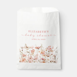 Wildflower Baby in Bloom Girl Baby shower Bedankzakje