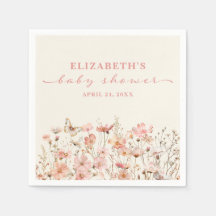 Wildflower Baby in Bloom Girl Baby shower