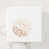 Wildflower Baby in Bloom Meisje Baby shower Bedankjes Labels (In situ)