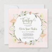 Wildflower Baby nippen en zien Kaart (Voorkant)