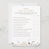 Wildflower Baby over of onder downloadbare Kaart (Voorkant)