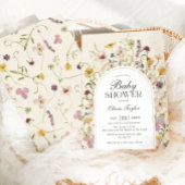 Wildflower Baby shower Arch Kaart