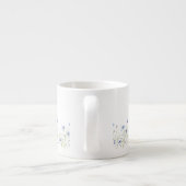 Wildflower Baby Shower Espresso Kop (Achterkant)