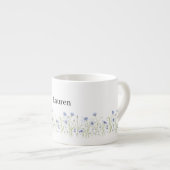 Wildflower Baby Shower Espresso Kop (Voorkant rechts)