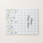 Wildflower Baby Shower Legpuzzel (Horizontaal)